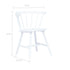 Maison Madeleine -  5 Piece Dining Set Solid Rubber Wood White